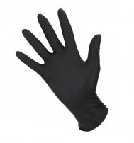 Перчатки нитриловые особопрочные HIGH RISK Ideall Grip+ Black (50 шт) Перчатки нитриловые особопрочные HIGH RISK Ideall Grip+ Black (50 шт)
